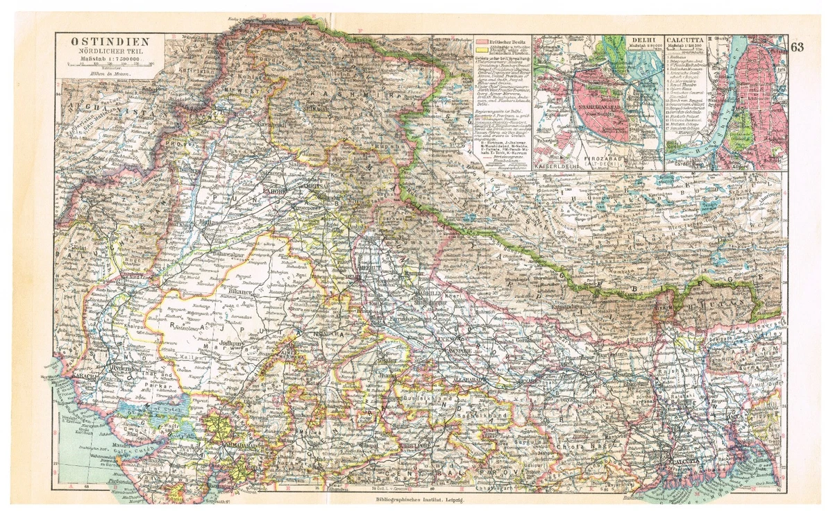 Preços baixos em Mapas e Atlas Antigos da Ásia Índia 1920-1929