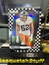 Jonah Elliss 2024 Panini Prizm Black & White Checker Prizm Rookie #356 BRONCOS