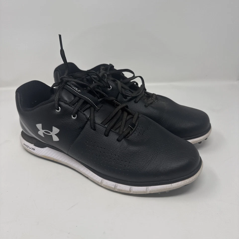 Zapatos de golf Under Armour UA HOVR Fade 2 sin clavos para hombre talla 12 negros Foto 2 de 4