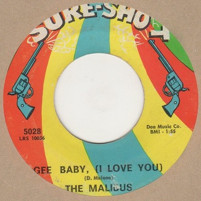 Malibus Gee Baby I Love You Sure-Shot  Soul Northern Motown