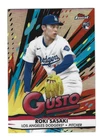 2025 Topps Finest Gusto Roki Sasaki RC #G-27 Case Hit SSP
