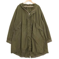Military US M51 Field Parka 1950s Vintage Olive Drab XL Authentic