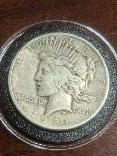 1921-P Philadelphia High Relief Silver Peace ✌️ Dollar Key Rare Date VF-XF Range
