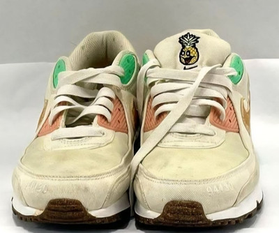 Nike Air Max 90 Happy Pineapple Coconut Milk Gold DC5211-100 Women's Size 9