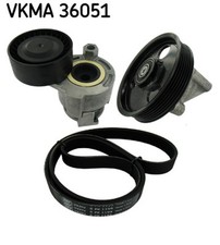 Keilrippenriemensatz SKF VKMA 36051 für MEGANE SCÉNIC RENAULT LOGAN DACIA THALIA