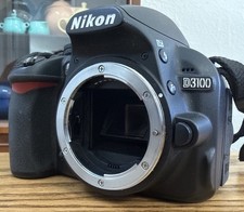 BUNDLE - Nikon D3100 Black 14.2MP w/ Two Lenses 3x Batteries Charger SD Bag More