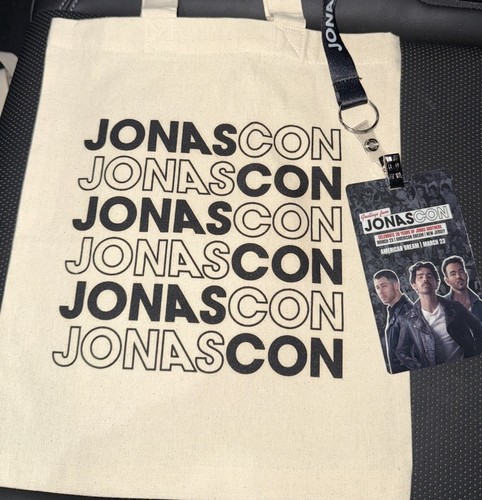 Jonas Brothers "Jonas Con" 23.03.25 NJ Limited Edition Tote Bag & Lanyard