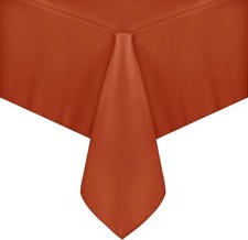 sancua Fall Tablecloth Rectangle - 60 x 84 Inch 84" x 60" Rectangular , Rust