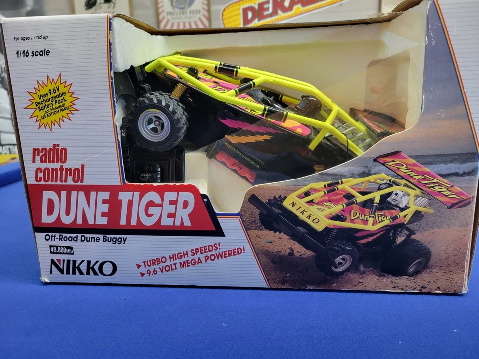 Rare Vintage 80’s Nikko Dune Tiger 1:16 R/C Buggy NEW! - Image 3 of 4
