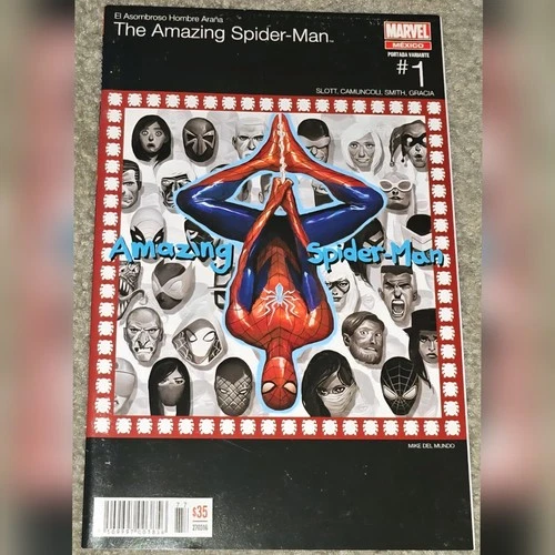 Rare Amazing Spider-man 1 NM- MX Hip Hop Mike Mundo Tribe Quest 2015 Variant A