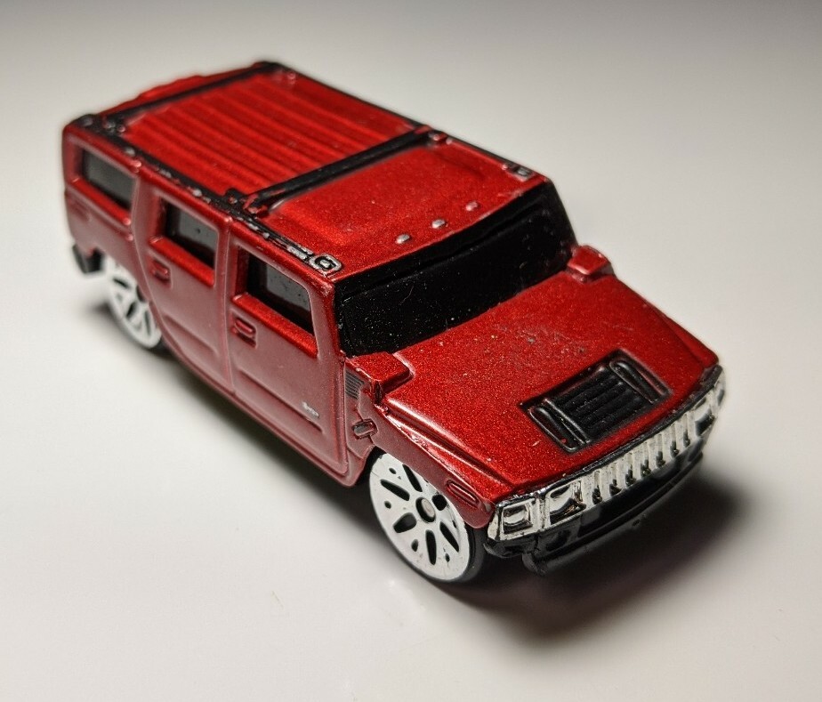 MAISTO Red HUMMER H2 SUV 1/64 DIECAST | eBay
