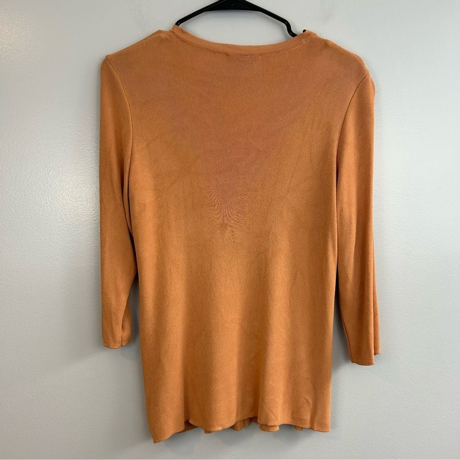 MaxMara Sherbert Orange Button Down Cardigan Top … - image 5