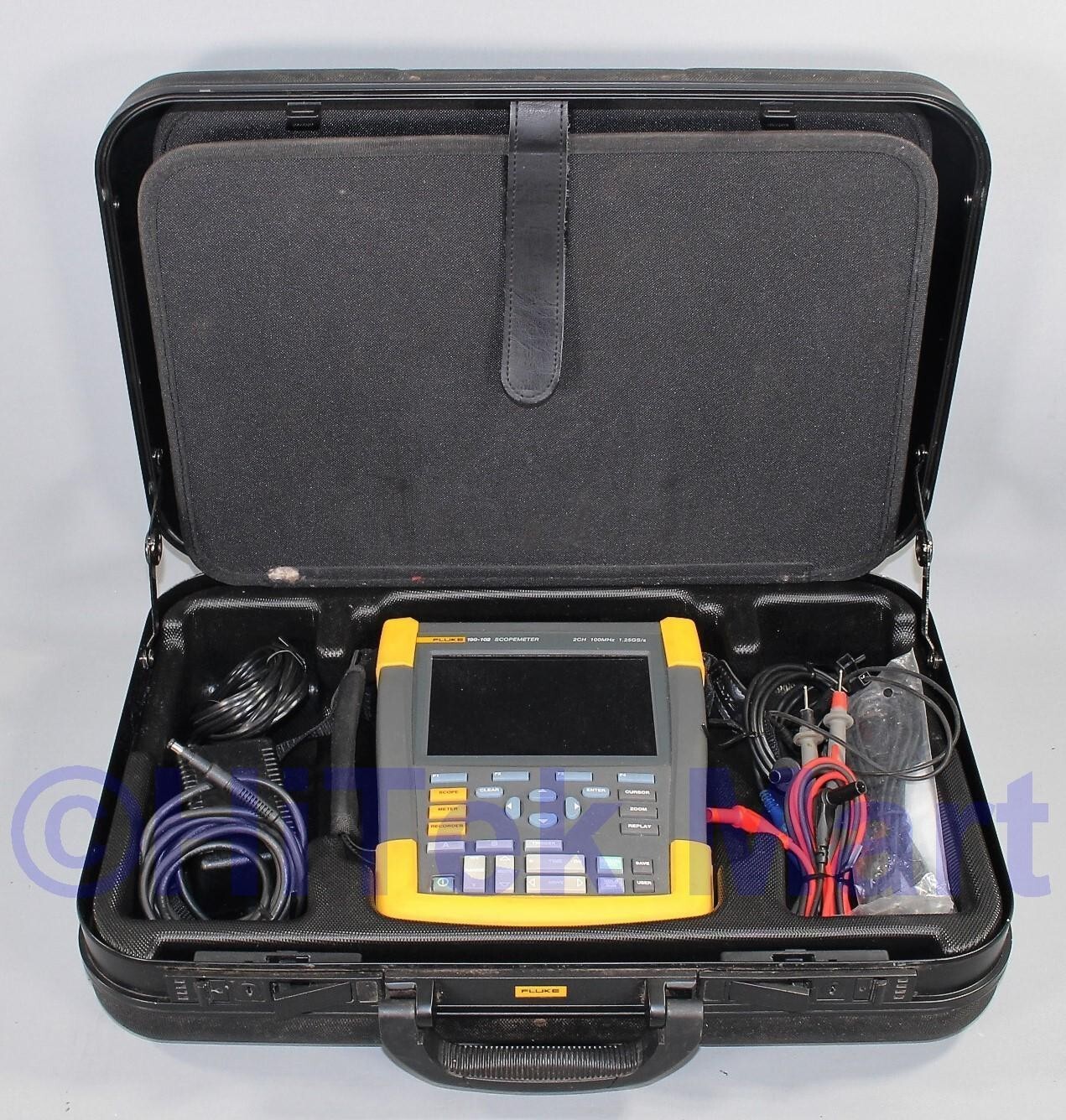Fluke 190 102 ScopeMeter Series II 1.25GS/s 2 Chan 100MHz Oscilloscope