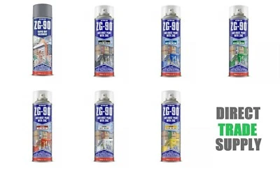 Action Can ZG-90 500ml Anti Rust Cold Zinc & Various Colours Spray Paint