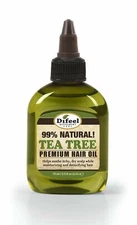 Difeel Premium Natural Hair Oil - Tea Tree Oil for Dry Scalp 2.5 oz. - Pure Herb