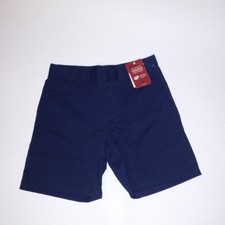 Faded Glory Uniform Shorts Navy Blue Scotchgaurd