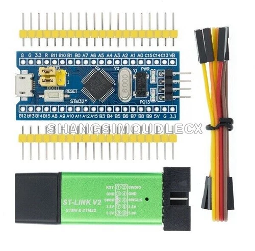 STM32F103C8T6 ARM STM32 Minimum System Development Board+ST-Link V2 Downloader F