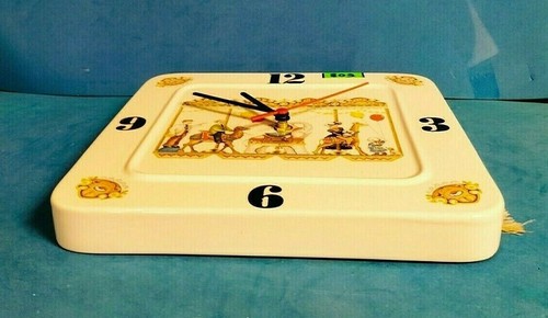 809-Orologio da parete pubblicitario carosello ceramica,marchiato SIC ITALY - Foto 2 di 12