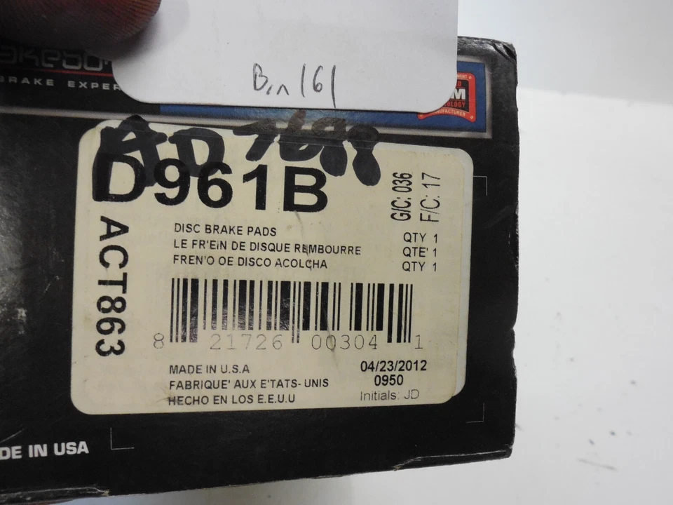 Керамические тормозные колодки PRO-ACT ULTRA PREMIUM ACT863 подходят для 98–10 Hyun/Kia-Amanti/Azra - Изображение 2 из 4