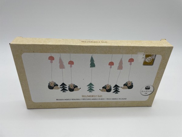 Baby Mobile Holz Einschlafhilfe Baby Deko Zimmer Holzmobile FüR Kinderbett Ø28Cm-image