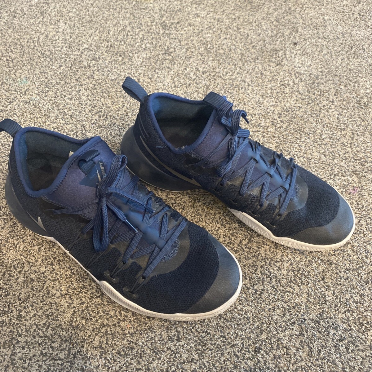 NIKE Zoom Hypershift Mens Size Basketball Sneakers Blue/White