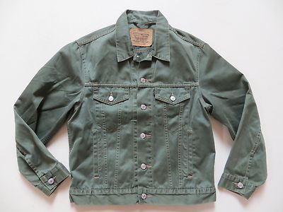 Levi's 70503 Jacke Jeansjacke Gr. S, Grün ! Green Vintage Coloured Denim, KULT !