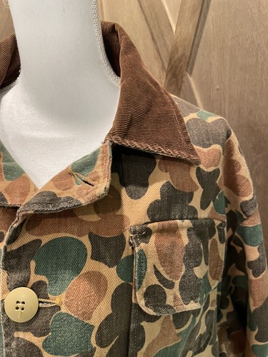 VTG Game Winner Hunting Camo Button Front Size L/ XL Jacket Long Sleeves - Picture 3 of 19
