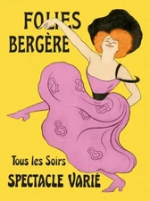 Folies Bergere 1900, Leonetto Cappiello, Wall Art Print Poster 14" x 11"  3149