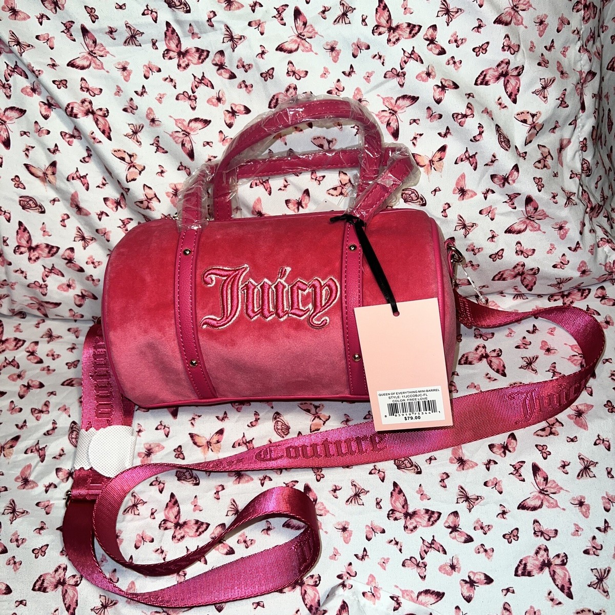 Juicy Couture ジューシークチュール バッグ y2k ギャル　ピンク Juicy Couture ジューシークチュール バッグ y2k ギャル ピンク