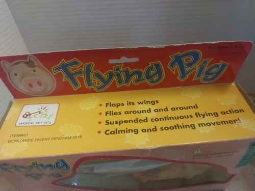 Battery Operated Flying Pink Pig Magical Key International Original - Picture 4 of 6