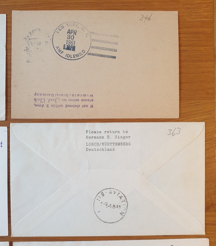 - 1960 to 1965 GERMANY - 20 x First Flight / Flown Covers LUFTHANSA Job Lot B - Picture 19 of 24
