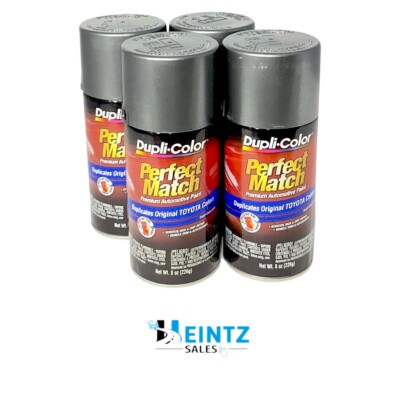 Duplicolor BTY1614 Perfect Match Toyota 1E3Phantom Grey Pearl 8oz Aerosol 4PACK
