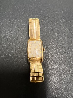 Vintage Art Deco Hamilton Men's 10K GF Square Watch | eBay