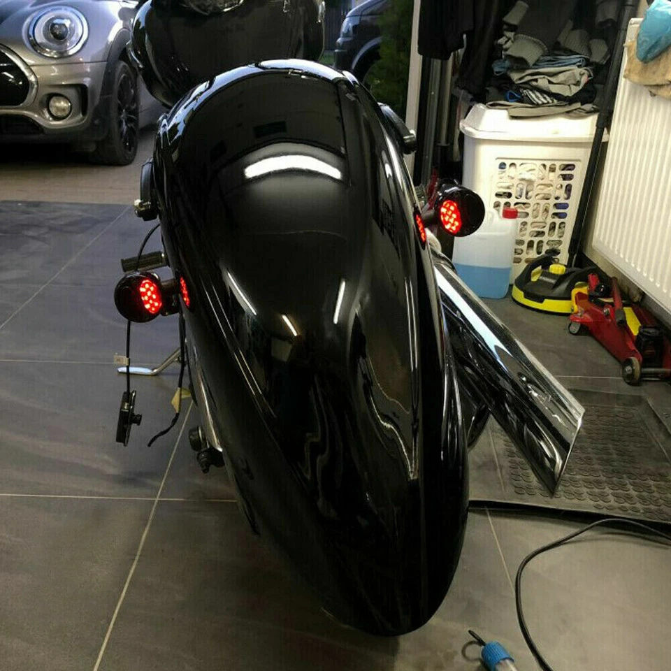 LED Bullet Turn Signal Stop Tail Light For Suzuki DR350 DR650 DR125 DR200 DR250 Foto 2 de 4