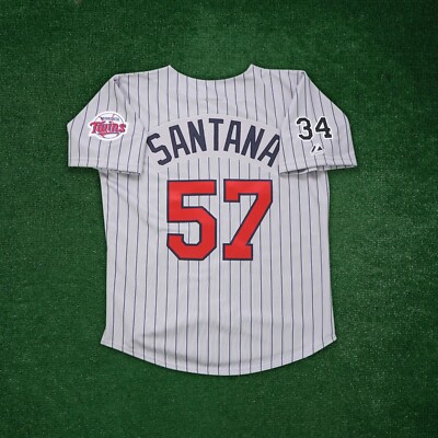 Johan Santana 2006 Minnesota Twins Cooperstown Men's Grey Road