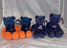  4 LIMITED TREASURES NFL DENVER BRONCOS BEANIE BEARS LOT