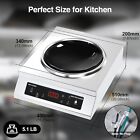Commercial Electric Induction Cooktop Burner Induction Cooker Touch 5000W 220V