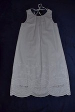 BNWT NEXT WHITE LINEN DRESS SZ UK 6 EUR 34