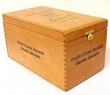 BACCARAT DOUBLE CORONA THE GAME 1871 HAVANA SELECTION DOLCE FAR WOODEN CIGAR BOX