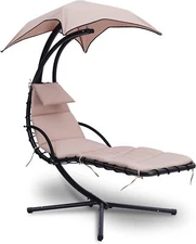 SereneLife SLHNGCH44 Hanging Chair With Sunshade