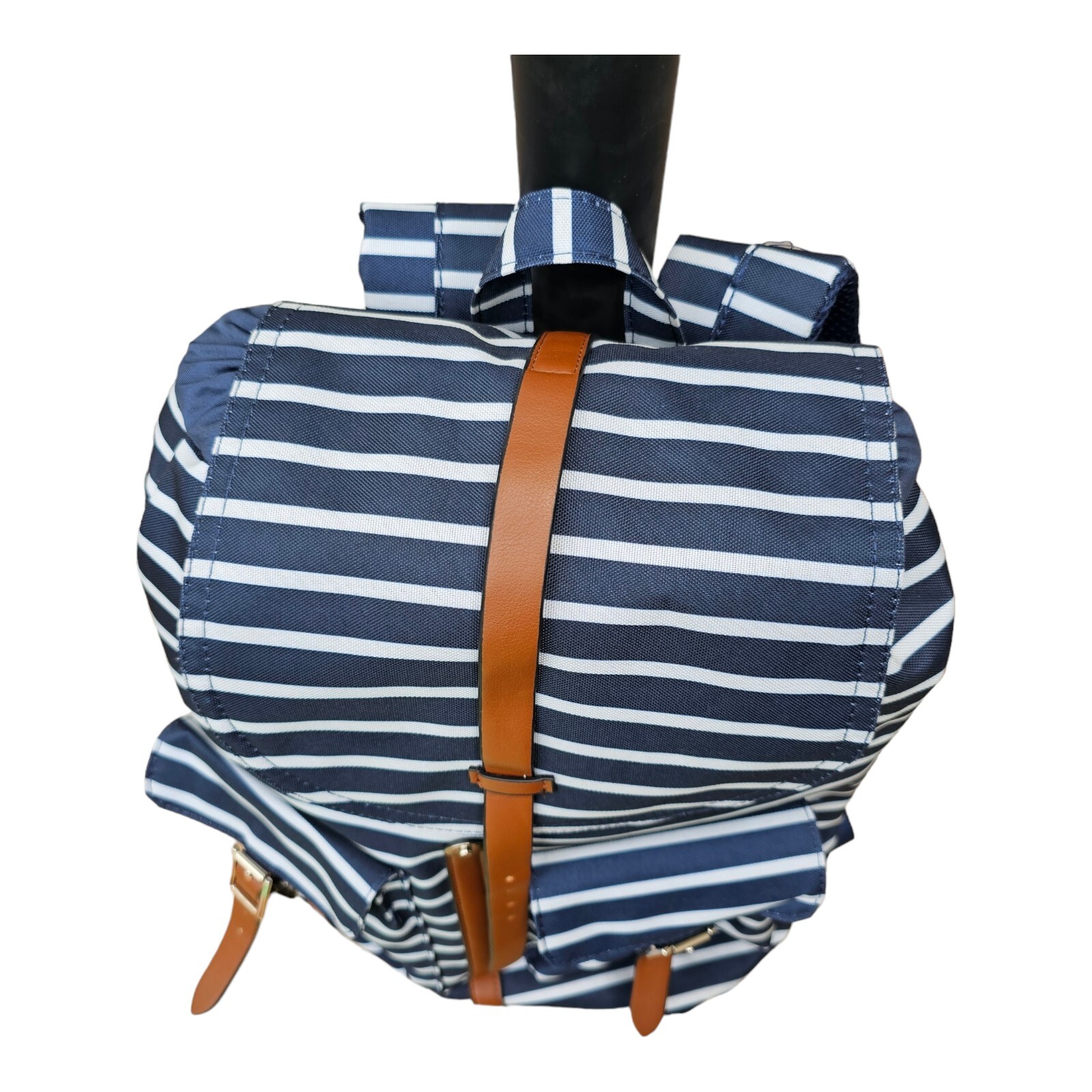 No Boundaries Drawstring Backpack Classic Navy Wh… - image 5