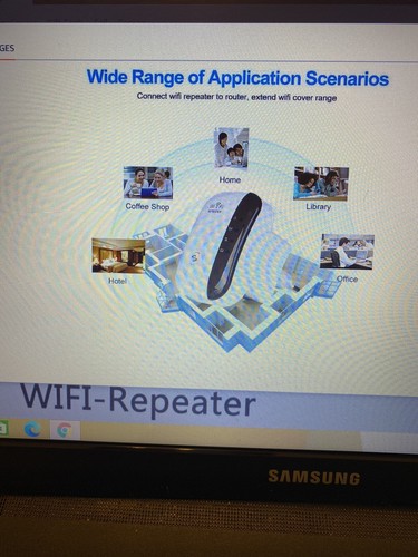 Aigital Wi-Fi Extender 300 Mbps Wireless Repeater Internet Signal Range Booster - 第 2/9 張圖片