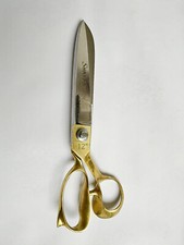 Tailor Shears, Trimming Fabric, 12 inches Scissors, Iron Blade - Brass Handle