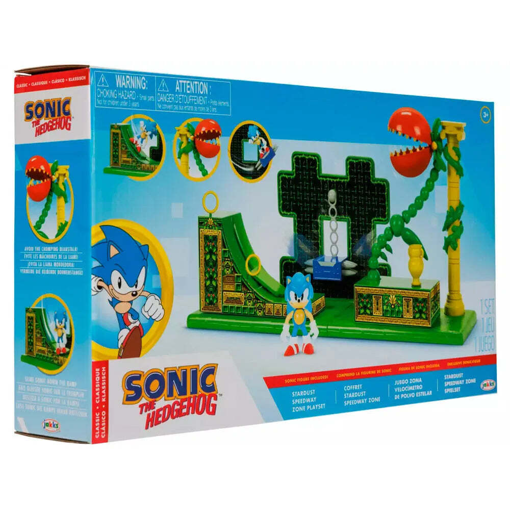 Sonic The Hedgehog 2.5"" Stardust Speedway Zone Playset