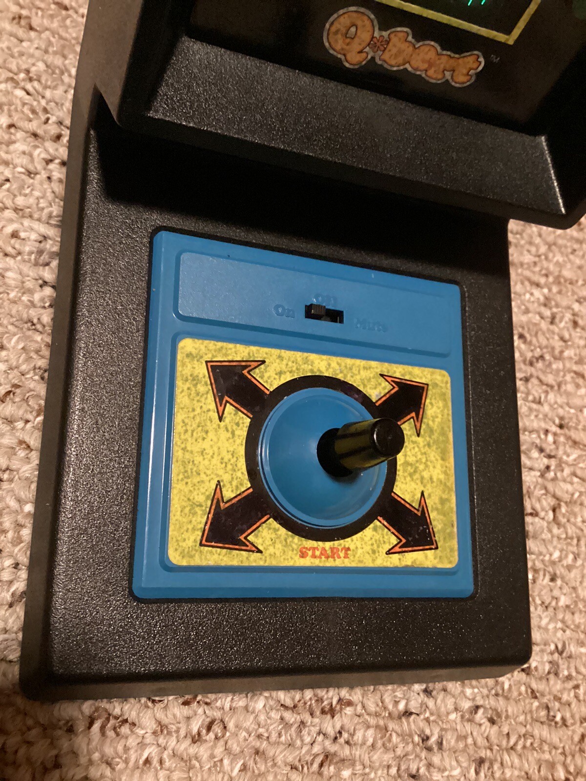 Vintage “QBERT” TABLETOP ELECTRONIC MINI ARCADE GAME BY PARKER BROTHERS