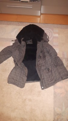 Damen Winter Jacke mit Kaputze,Gr.XS,Fishbone