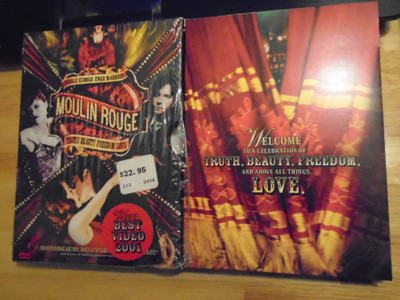 RARE OOP Moulin Rouge 2x DVD Luhrmann NICOLE KIDMAN Ewan McGregor KYLIE MINOGUE