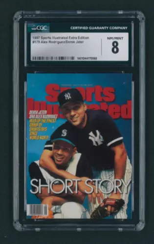 1997 Sports Illustrated Extra Edition Derek Jeter Alex Rodriguez #179 CGC 8 NMMT