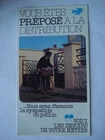 POSTE ADVERTISEMENT PTT VOUS ETES PREPOSE A LA DITRIBUTION 1970s VINTAGE
