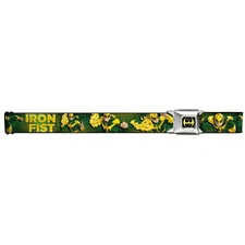 Seat Belt Buckle for Pants Men Women Kids Marvel Comics Iron First WMC057